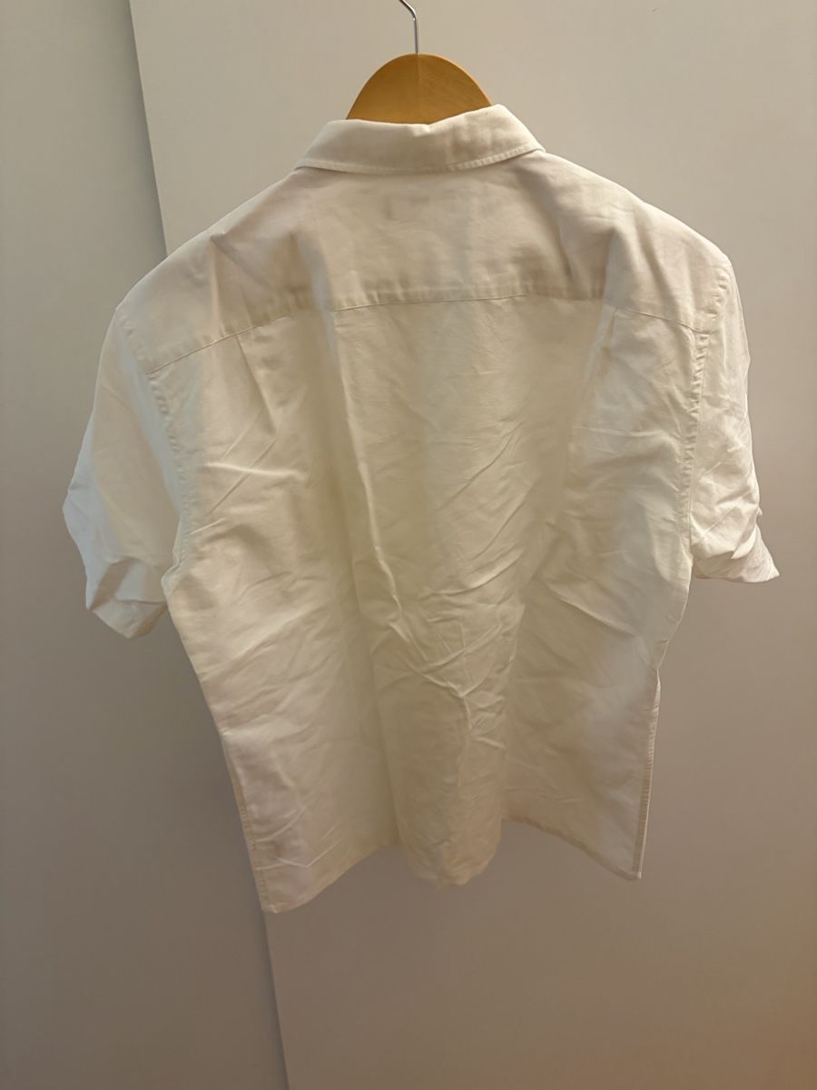 Chemises: Uniqlo Leinenhemd Kurzarm Weiss Gr. M – D'occasion à Zürich par jak_89nh 1