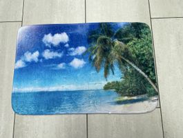 NEU Badematte Home Bath Strandmotiv  40x60 cm 