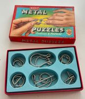 Merit Metal Puzzles - Contents 6 Puzzles