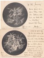 Motivkarte Wallküren, 2 Stück 1901