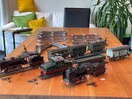 🚂 Märklin Spur 0 – 3 Uhrwerk-Loks R880 & RV890 mit Zubehör!