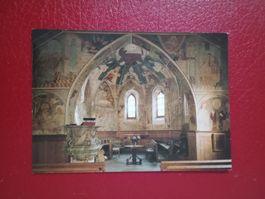 Lavin Unterengadin Innenansicht Kirche Sonderstempel 1991