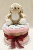 Windeltorte klein, rosa