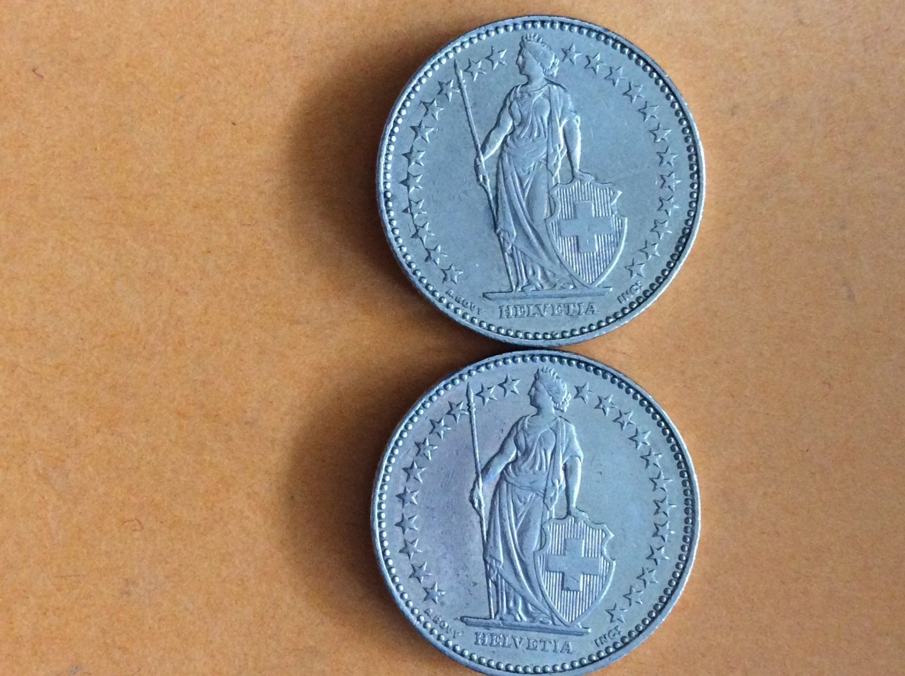 Alle Münzen: 2 francs  2000 - 2001  Belles – Gebraucht aus Genève von pie_fh2d 1