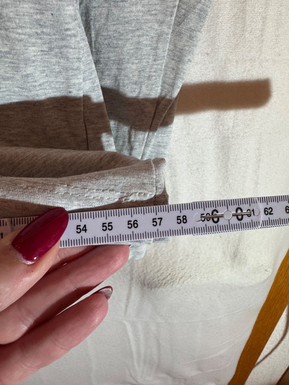 C&A Top: Hellgraues Langarmshirt Basic von C&A Gr. XL – Usato da Grosswangen venduto da second_hand_dress 5