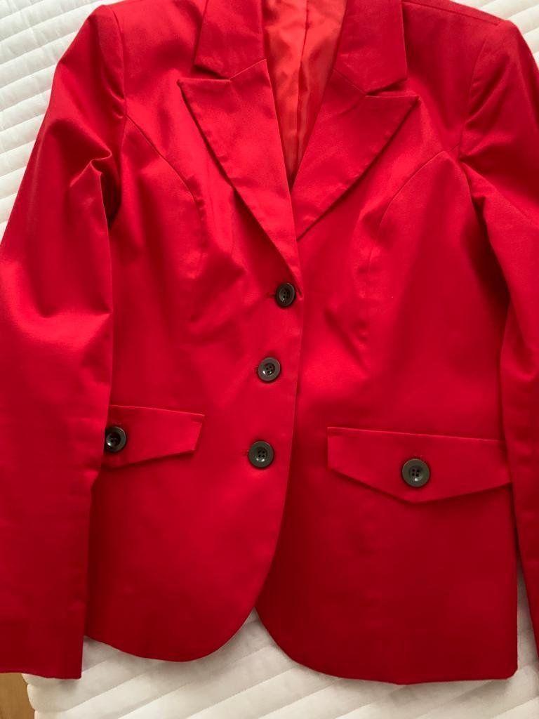 Jacken: Blazer rot Gr. M (Muster kein Label) – Gebraucht aus Bonstetten von MJ45 1
