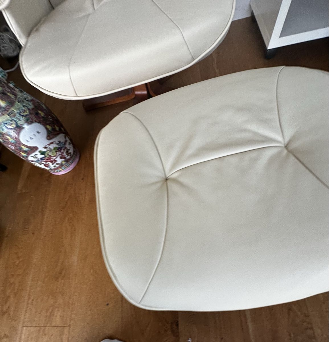 Pfister Poltrone: Relaxsessel-Ledersessel mit Hocker  – Usato da Erlinsbach SO venduto da dikaan 5