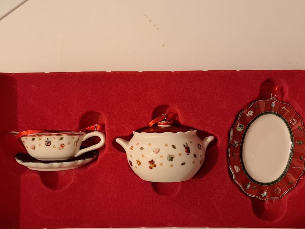 Beurrier Cloche Noël Villeroy & Boch - French Garden - Neuf Sous Boîte