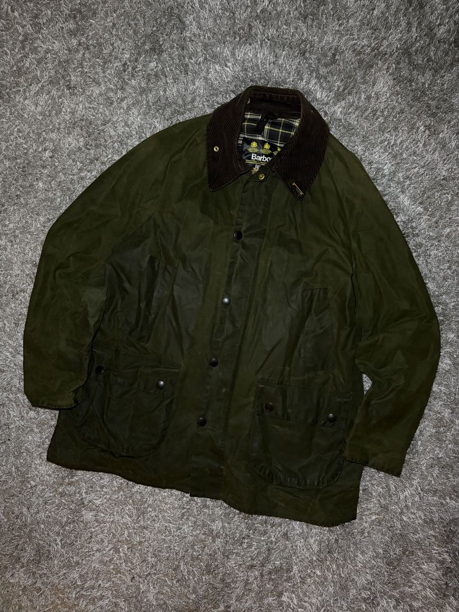 Barbour Giacche: Barbour Bedale Wachsjacke oliv  – Usato da Brislach venduto da edu_t6pq