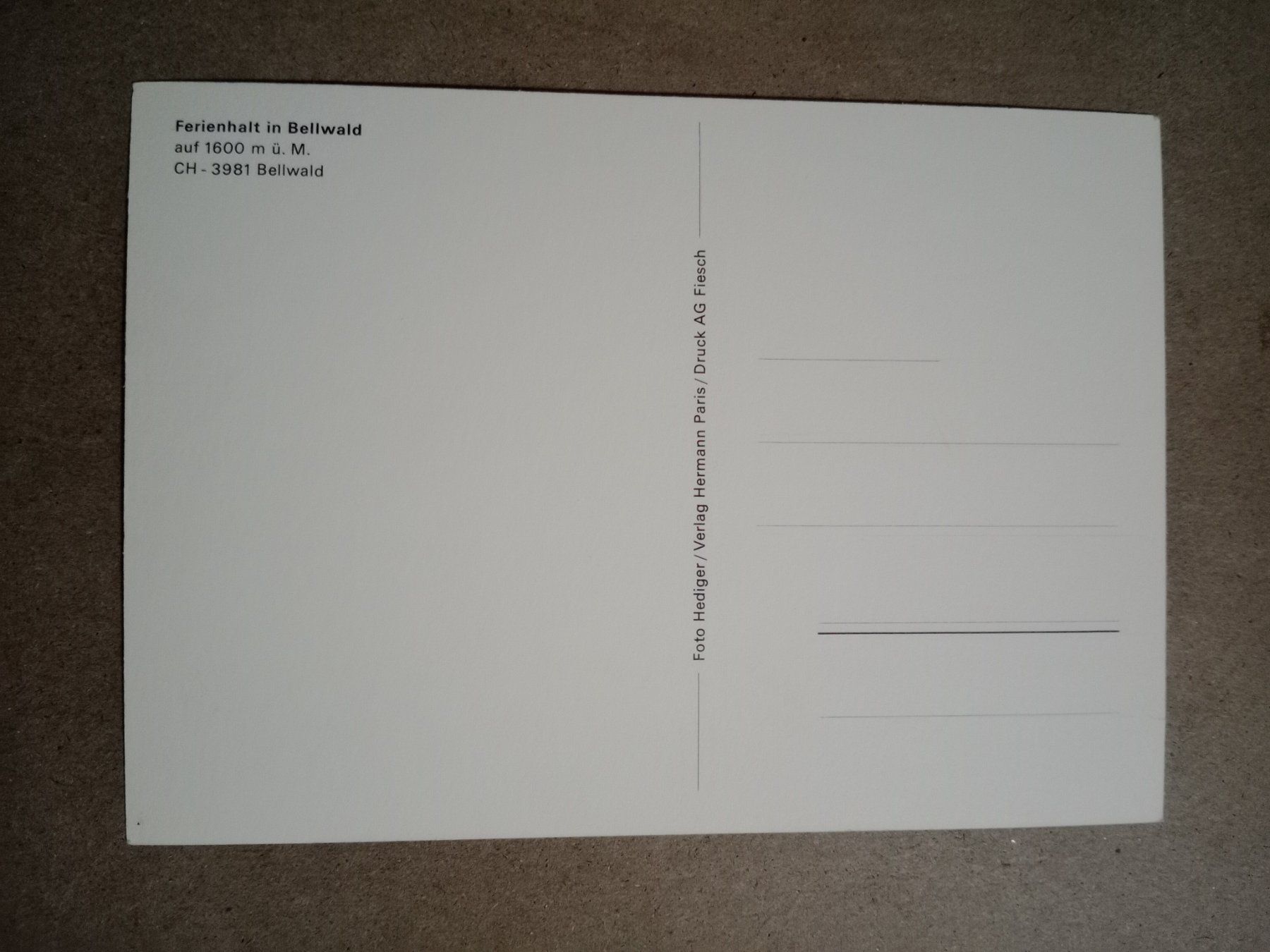 Cartoline postali: AK Bellwald Wallis mehrbildrig – Usato da Küttigen venduto da Melisch1000 1