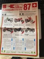 Prospekt Kawasaki Modelle 1987