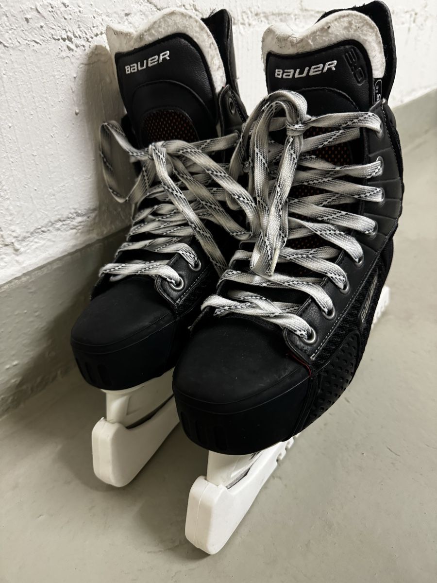 Bauer Pattini da ghiaccio: Bauer Eishockeyschuhe Gr. 39 NEUWERTIG – Nuovo (secondo la descrizione) da Zuerich venduto da Koralle8 3