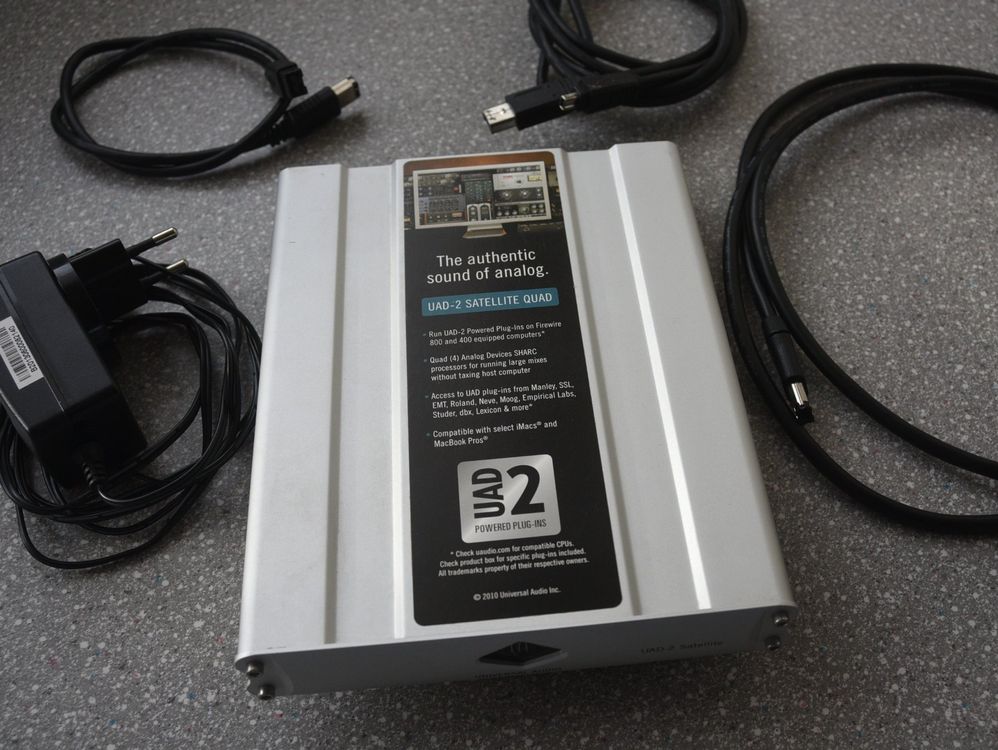 UAD-2 SATELLITE QUAD FW - der ausgestorbene DSP-Accelerator (Gebraucht ...