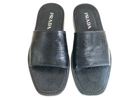 LEATHER PRADA SANDALS