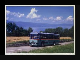 Font Broye Estavayer Bus GFM FBW 50U Nr. 55 Foto Ausdruck A4