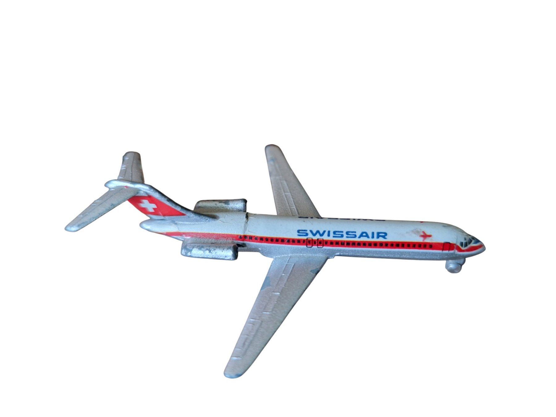 Swissair Kit di modellismo & Modellini statici: Flugzeug Modell Swissair DC9 Schuco – Usato da Mörschwil venduto da lindaswunderkiste 1