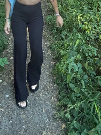 Bershka Hose Schwarz – Grösse S