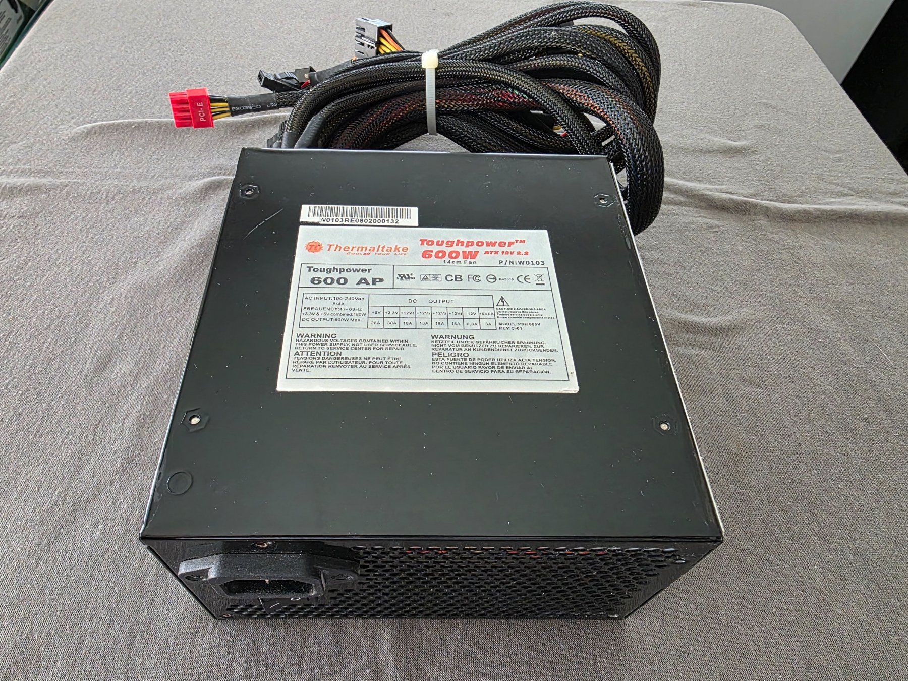 Thermaltake Componenti elettronici: Computer Netzteil 600 Watt Thermaltake Toughpower 80 Plus – Usato da Safenwil venduto da gudda 3