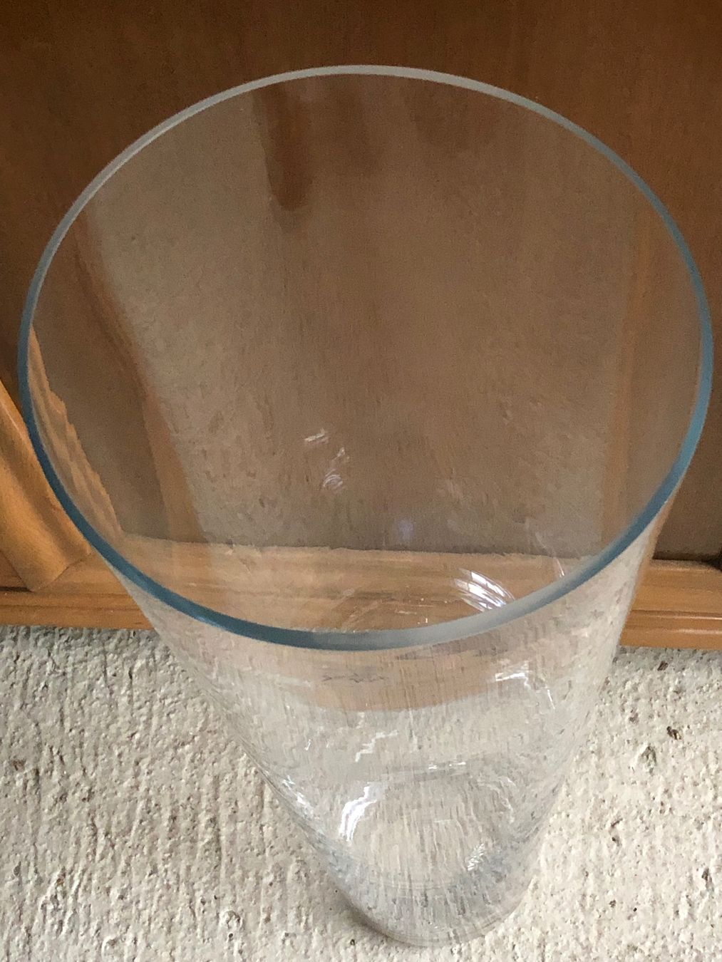 Vasen & Gefässe: Bodenvase aus Glas von Sandra Rich – Gebraucht aus Obstalden von Porco13 2