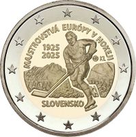 Slovakia - 2 Euros (Hockey) 2025 UNC