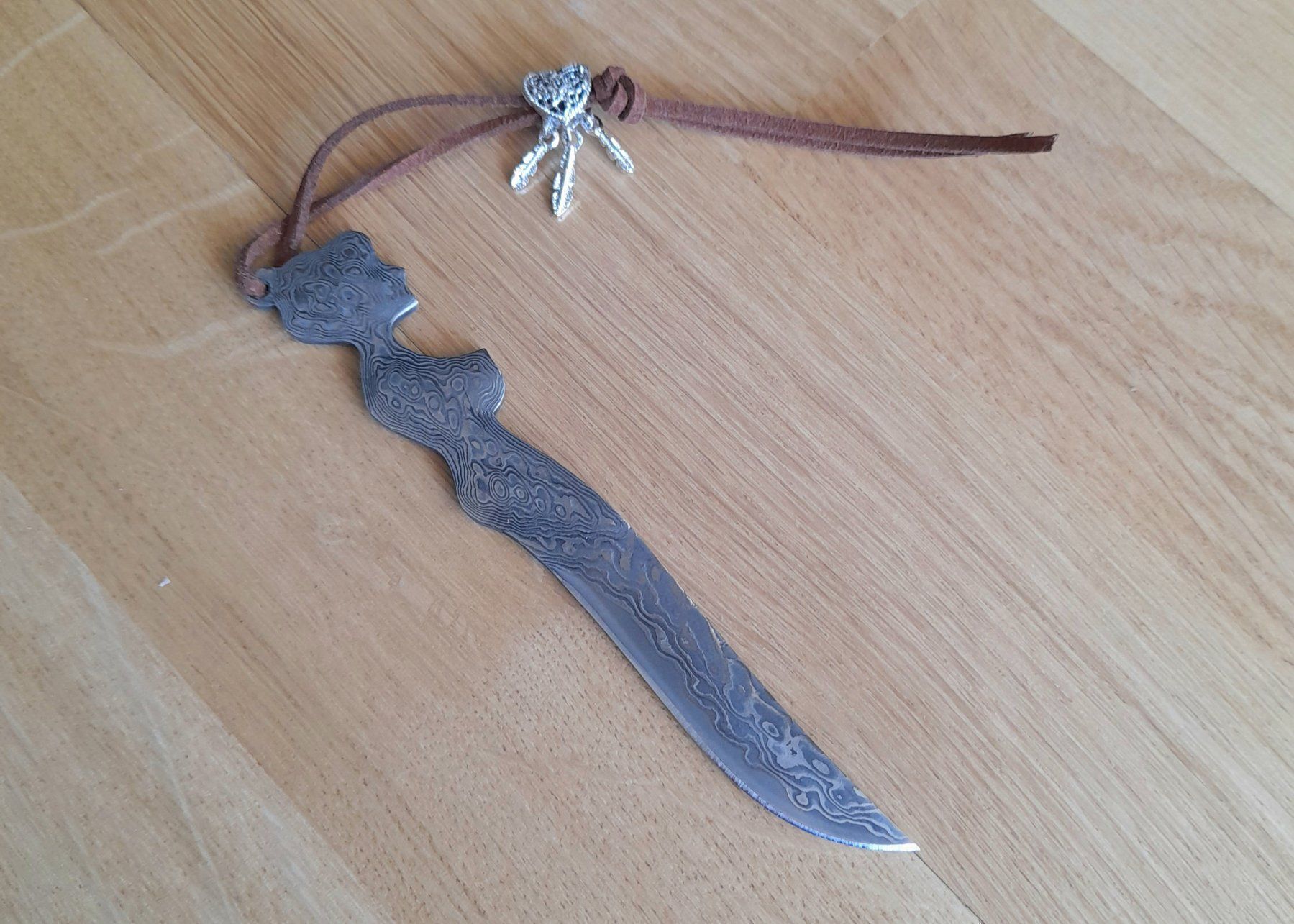 Accessori: Messer Damast, Frauenkörper Klinge – Nuovo e nell'imballaggio originale da Dorf venduto da Messer-Schweiz 1