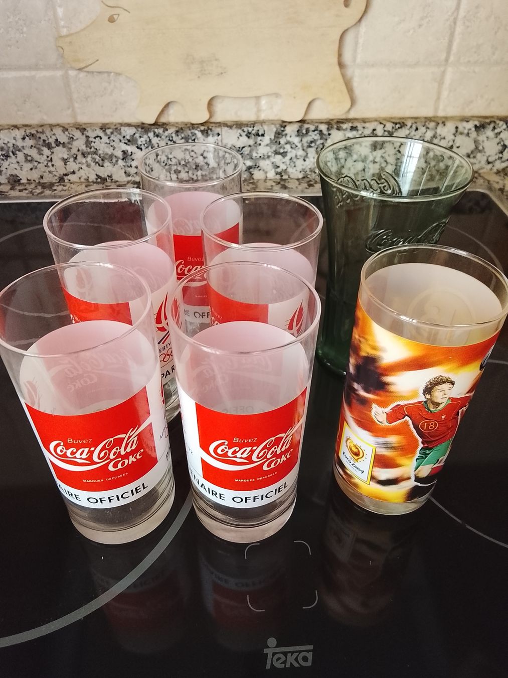 Coca-Cola Bicchieri: lot de 7 verres Coca Cola vintage – Usato da Couvet venduto da fat_kyl7 6