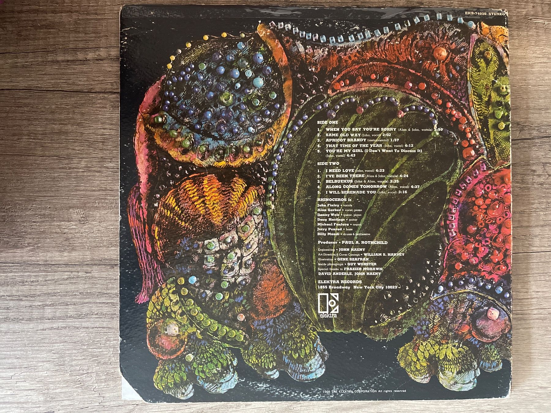 Dischi in vinile: S60/Rhinoceros – Usato da Frutigen venduto da Philippe_jsp 1