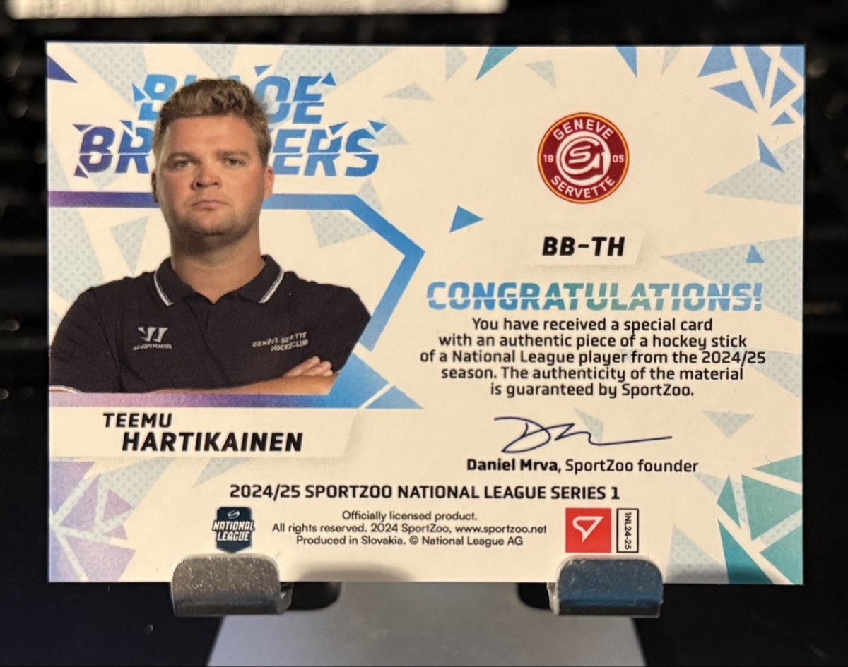 Sportzoo Carte collezionabili: Teemu Hartikainen 18/19 Blade Breakers – Nuovo (secondo la descrizione) da Zauggenried venduto da Puckcollector_NS 1