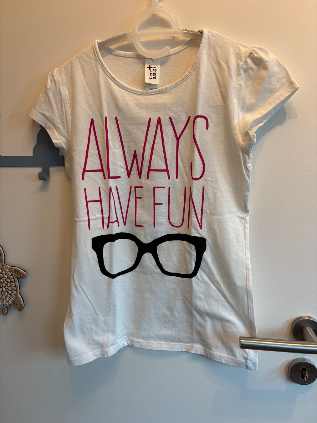 C&A Camicette, T-shirt & Top: T-shirt C&A “Always Have Fun” T.158/164 👓 – Usato da Lausanne venduto da ine_6c2m
