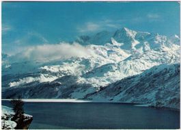 Maloja mit Silsersee + Piz Corvatsch