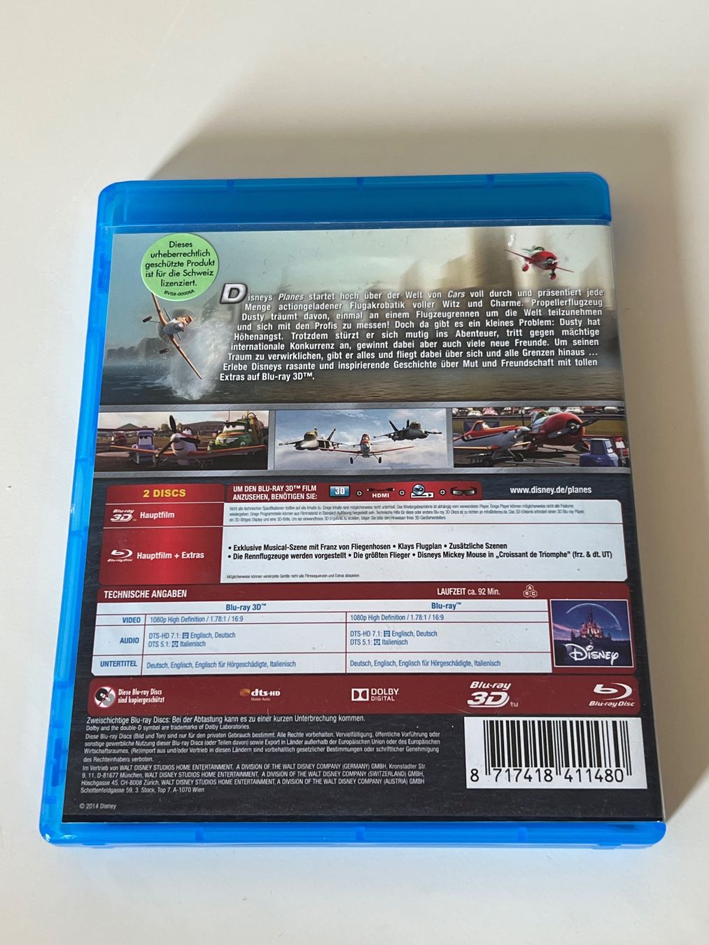Alle DVDs: Planes - Blu-Ray 3D+2D - Disney – Gebraucht aus Altstätten SG von sheamus 1