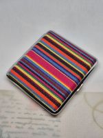 Vintage Zigarettenetui mit Regenbogenstreifen 🌈