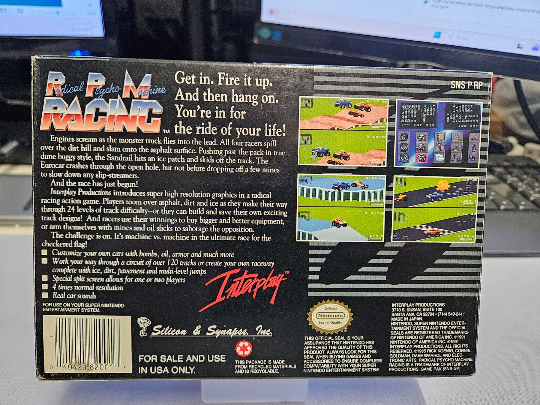 Radical Psycho Machine Racing - Super Nintendo - TOP! (US) (Neu (gemäss ...