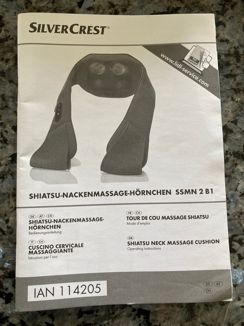 SilverCrest Dispositivi per massaggi: Shiatsu-Nacken-Massagehörnchen – Usato da Grosshöchstetten venduto da laterne2017 3