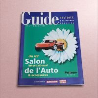 Brochure Prospectus Prospekt GUIDE OFFICIEL SALON AUTO 1999