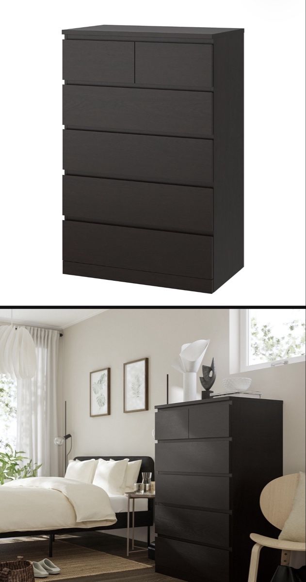Kommoden: IKEA MALM Kommode dunkelbraun 6 Schubladen – Gebraucht aus Liebefeld von neuronixe 8