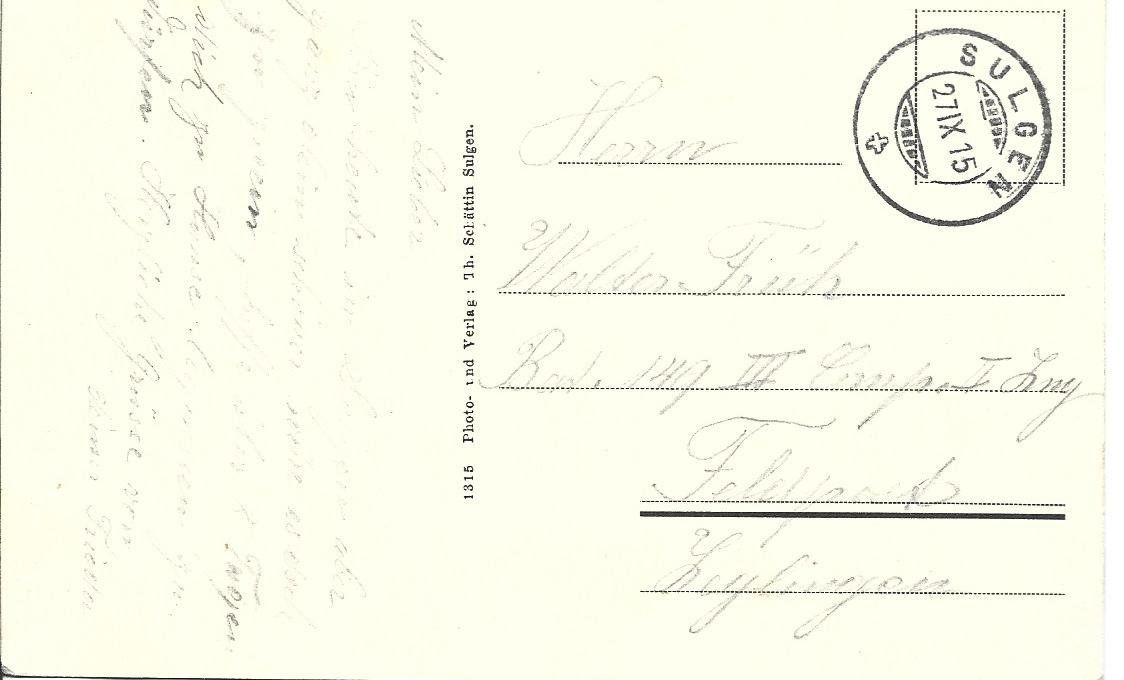 Cartoline postali: AK  Sulgen TG – Usato da Appenzell venduto da mai25 1