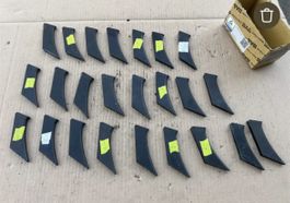 Lot de caches pour par-choc avant VW golf 3 