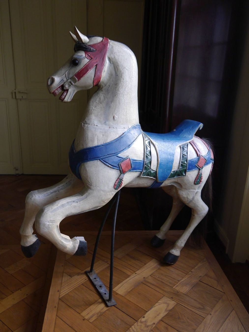 Statuette: Cheval de manège - Karussell Pferd – Usato da Marnand venduto da MrBozzol 1