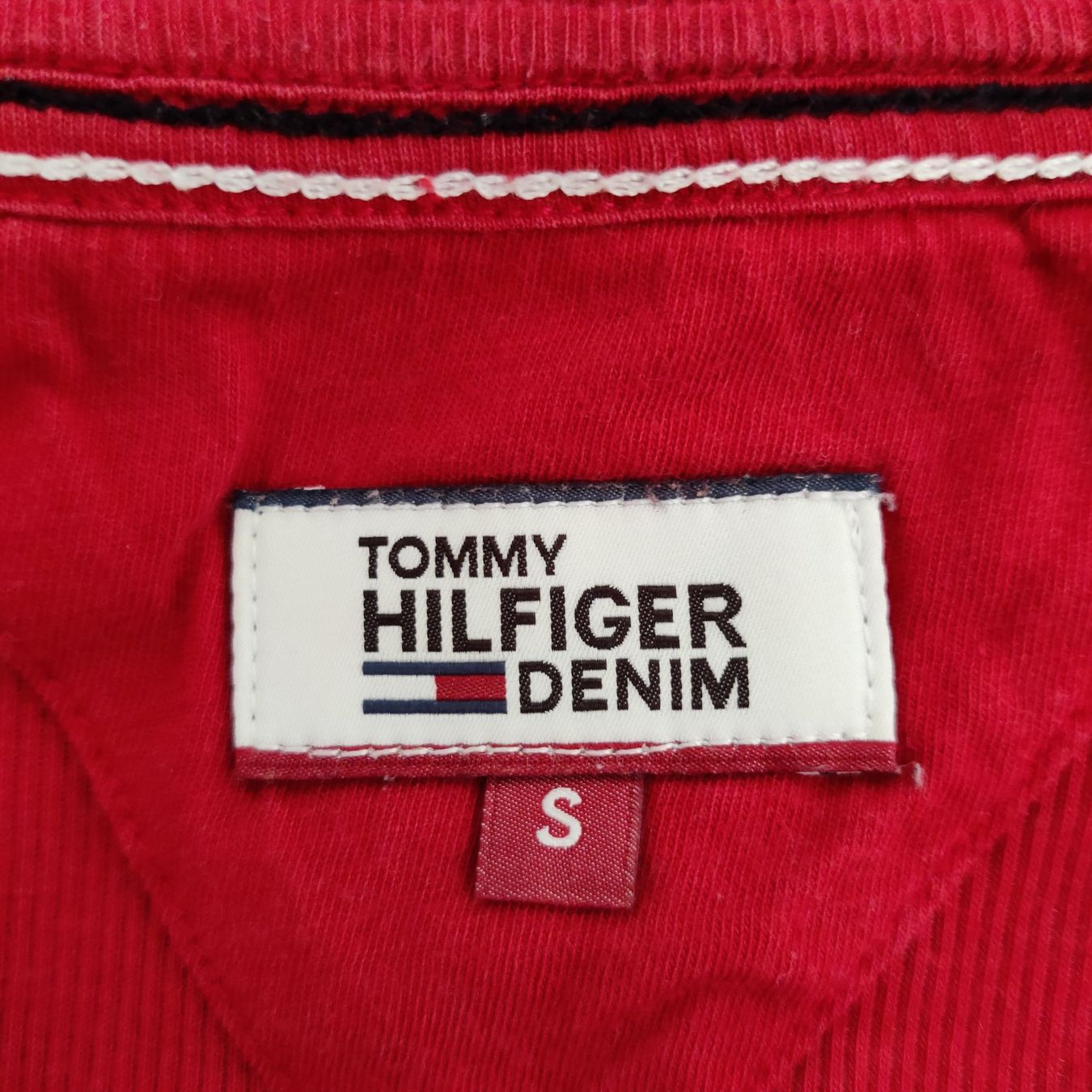 T-shirt: THOMMY HILFIGER Basic Shirt Pulli Longsleeve Baumwolle Gr.S – Usato da Winterthur venduto da Lotusherz 2