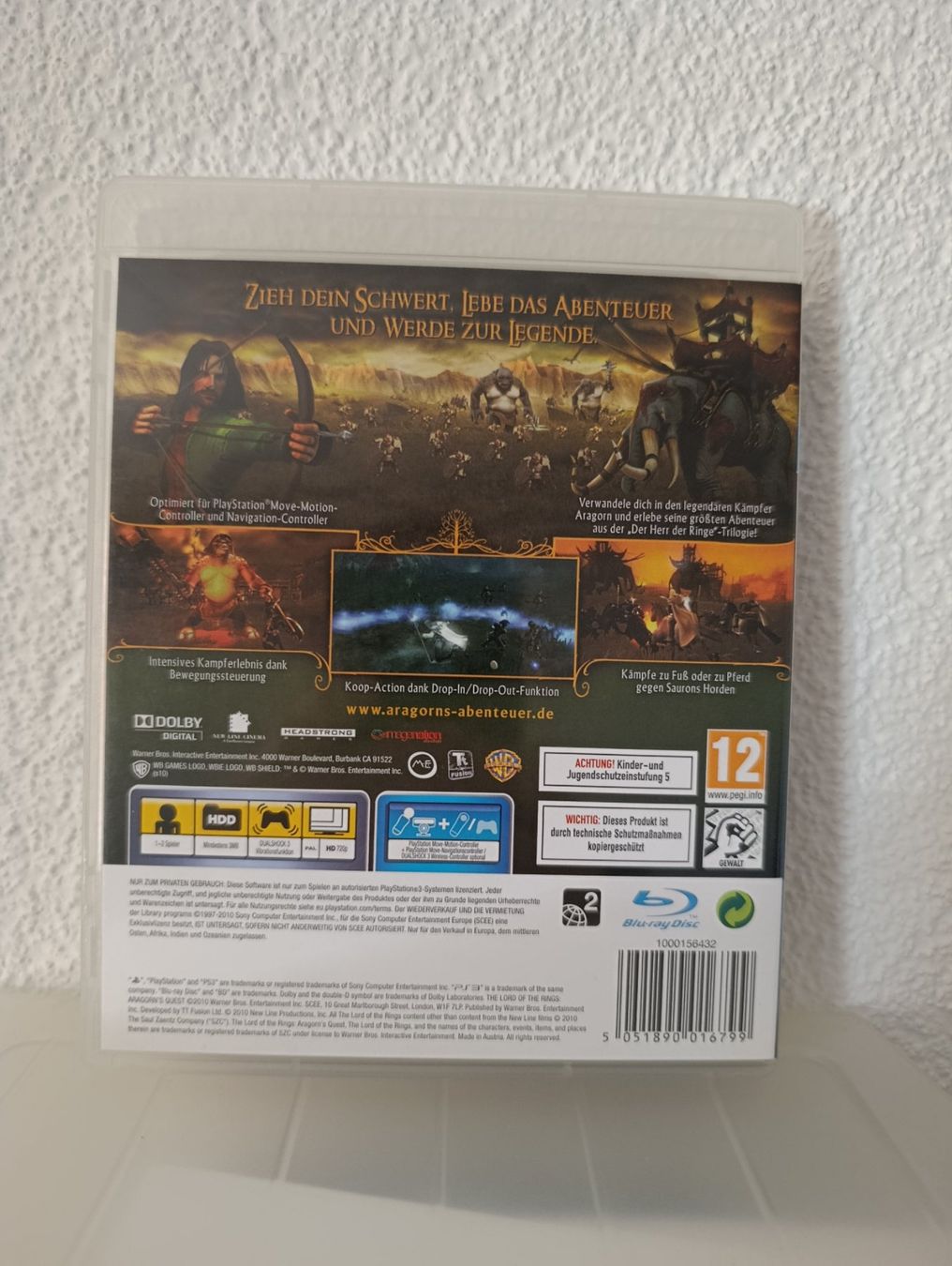 Sony Spiele: Herr der Ringe: Abenteuer von Aragorn, PS3 – Gebraucht aus Wil SG von Donaldus 1