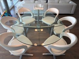 Designer Esstisch POLICLETO GOCCIA ausziehbar