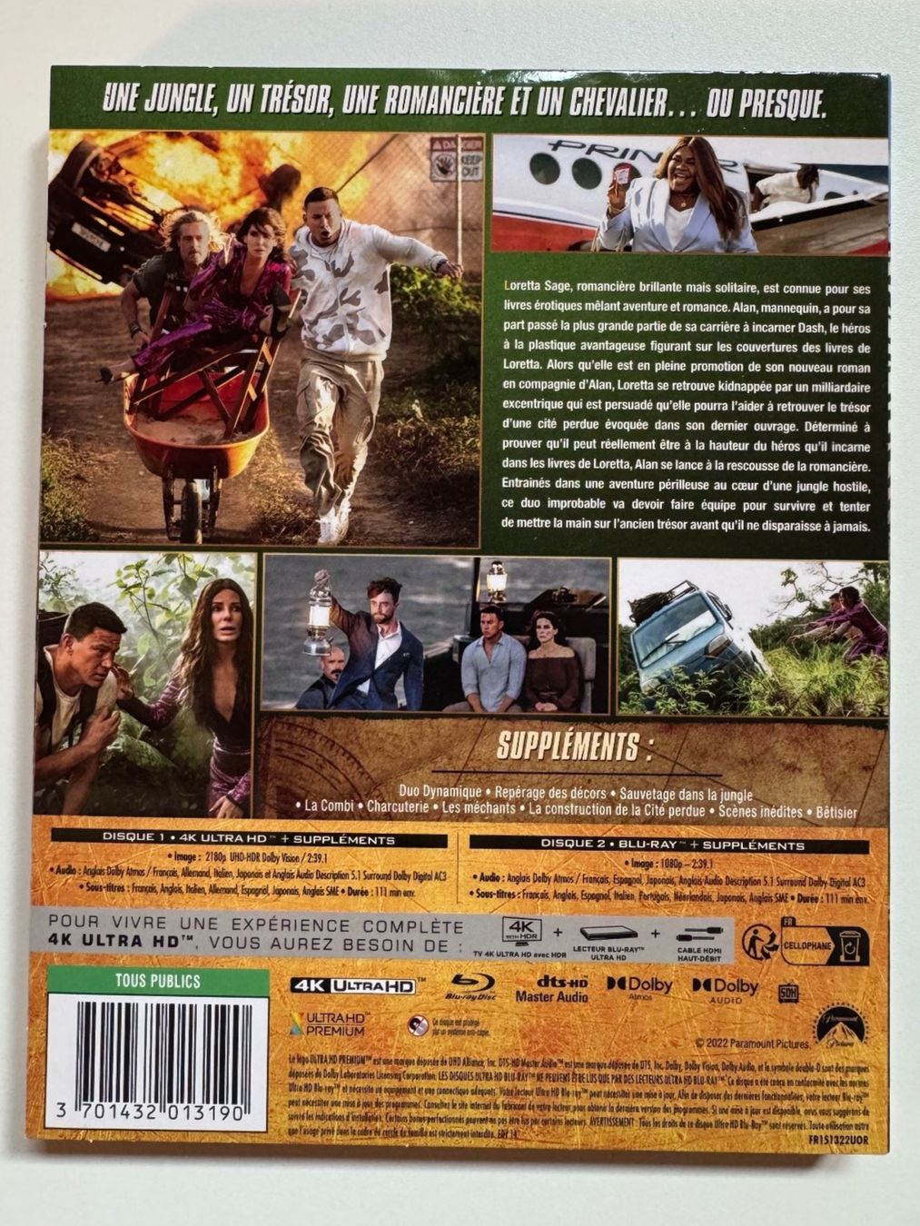 Tutti i DVDs: Blu-ray UHD 4K : Le Secret de la Cité Perdue – Nuovo (secondo la descrizione) da Delémont venduto da yannickbarthe 1