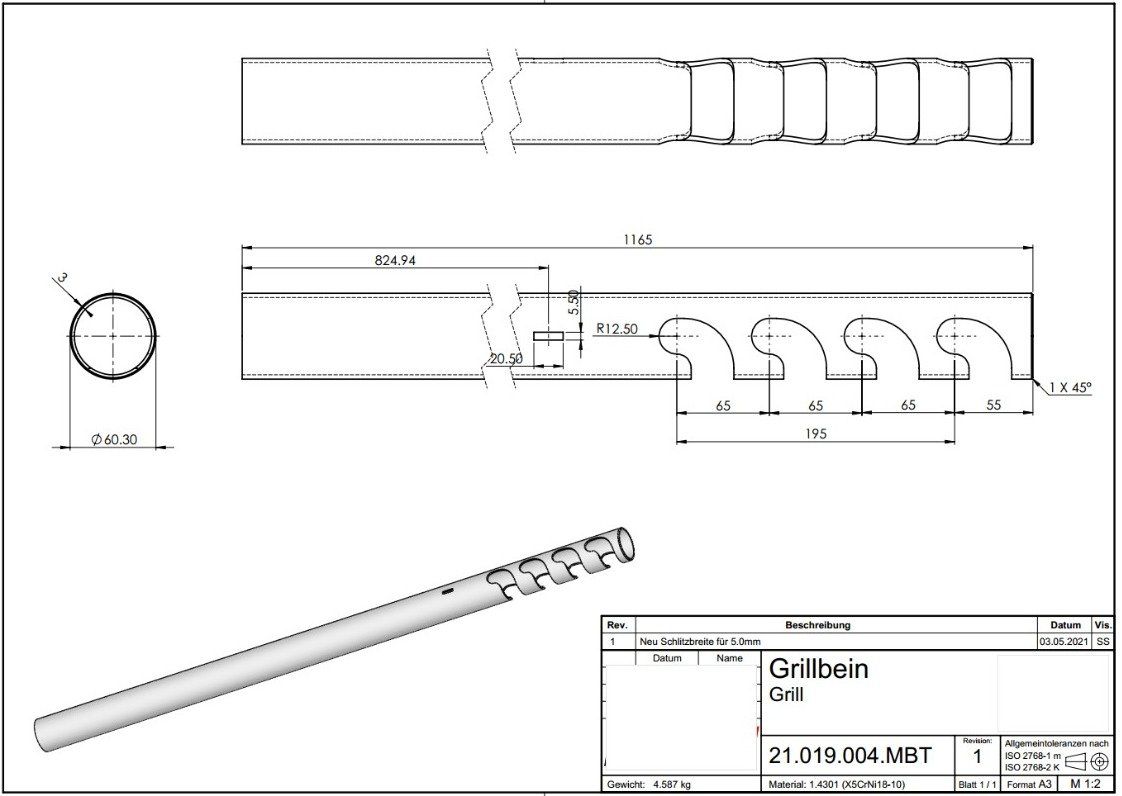 Griglie: Grill CNS (1.4301) – Nuovo e nell'imballaggio originale da Buttisholz venduto da ste_r8qj 7