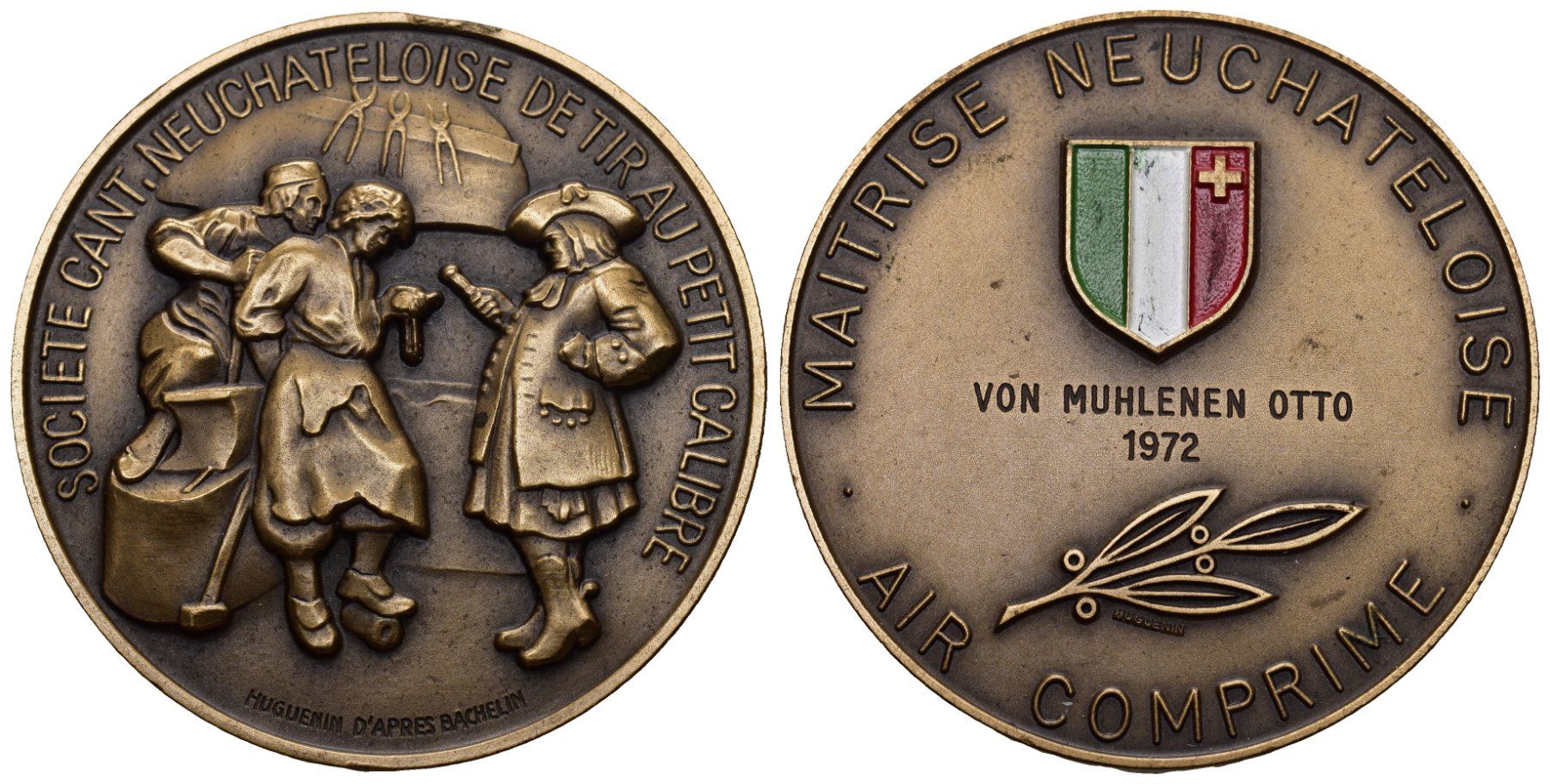 Medaglie: Neuchatel um 1972 – Usato da Bern venduto da numismatictops
