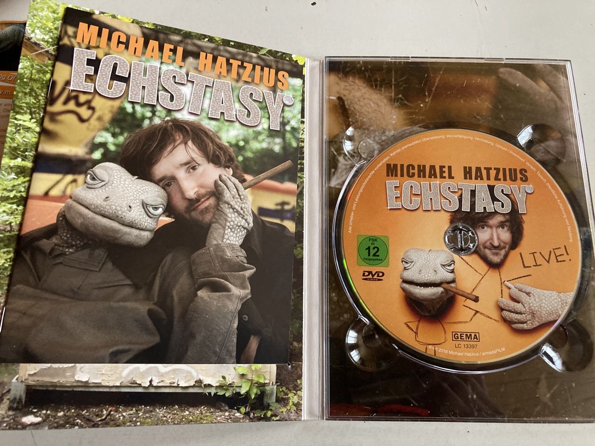 Tutti i DVDs: Michael Hatzius: Echstasy  +  Die Echse & Freunde  2-DVD‘s – Usato da St.Galllen venduto da elkaphone 5