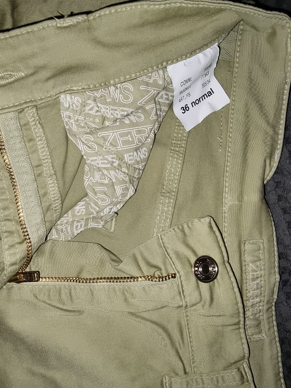 Hosen: Zerres Jeans, Grösse 36, Khaki, Sommerhose – Gebraucht aus Uttwil von frosch2711 3