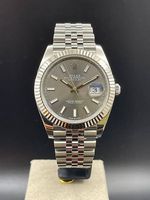 Rolex Datejust 41 Jubilee Rhodium Grey Full Set 2024