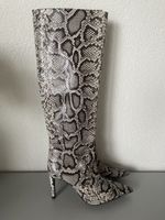 NEW ZARA snakeskin boots
