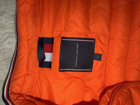 Tommy Hilfiger Herren Weste, Orange, Grösse M, Top!
